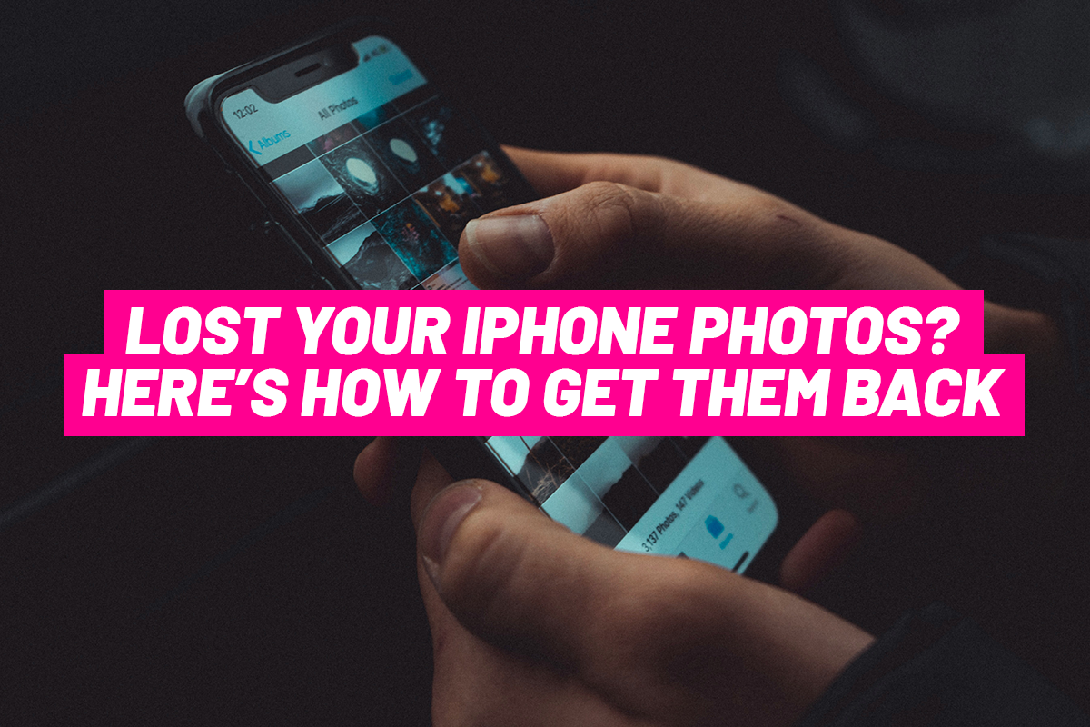 How to recover deleted photos on iPhones